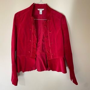 White House Black Market suede jacket